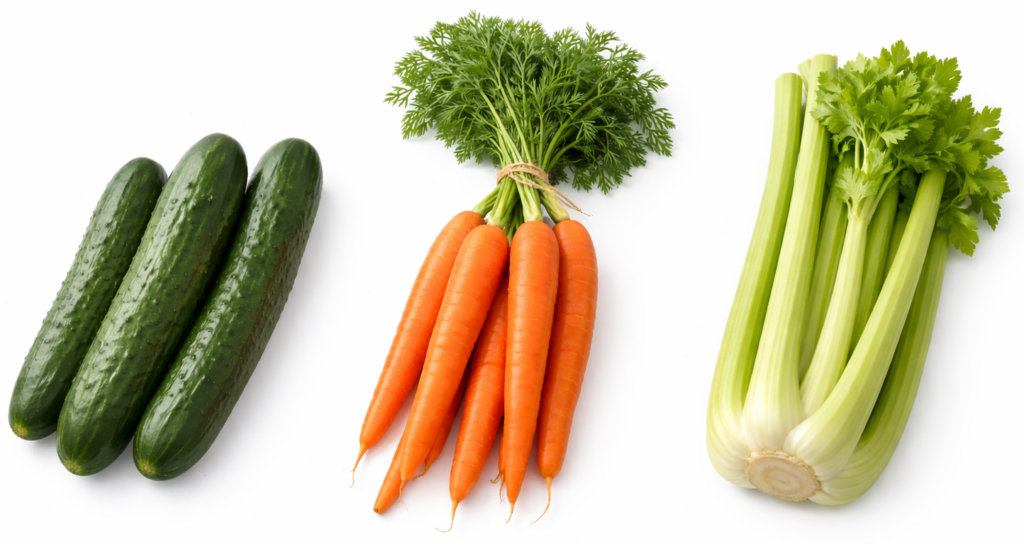juice it cucumbers carrots celery